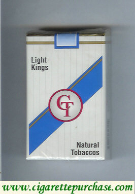 CT light kings cigarettes natural tobaccos